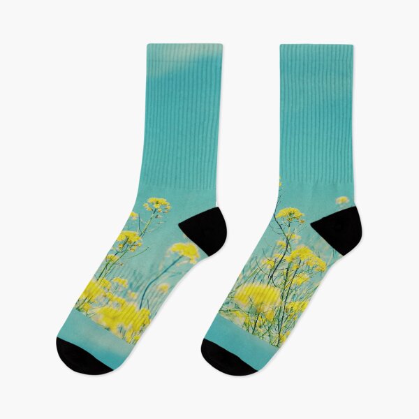 Item preview, Yellow field flowers designed and sold by TheWhiteRhyno.