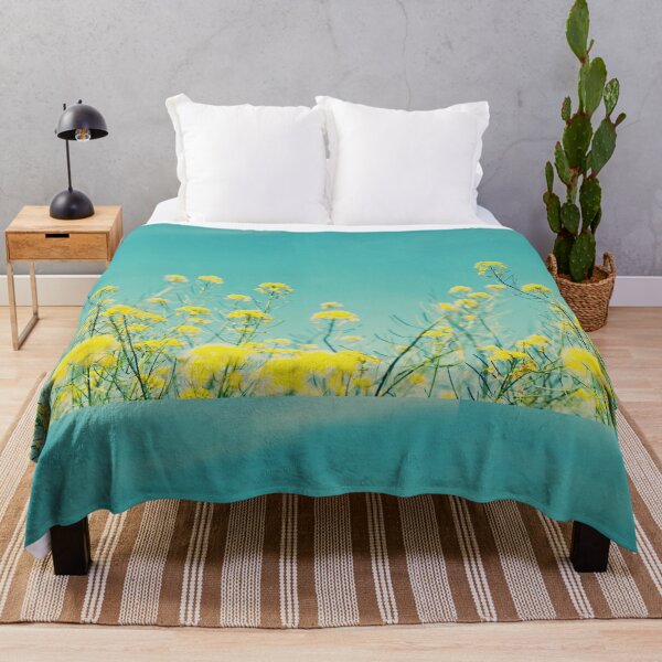Item preview, Yellow field flowers designed and sold by TheWhiteRhyno.