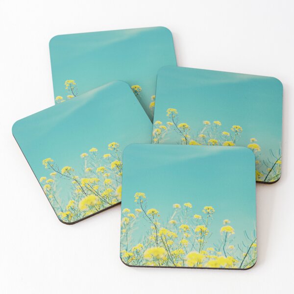 Item preview, Yellow field flowers designed and sold by TheWhiteRhyno.