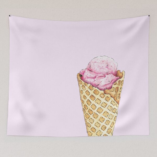 Item preview, Strawberry Ice Cream Cone designed and sold by sugar-peach.