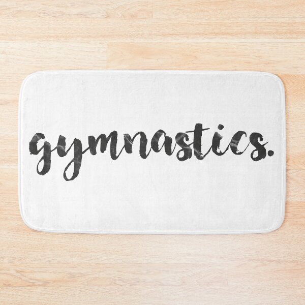 Item preview, gymnastics calligraphy  designed and sold by Flexiblepeople.