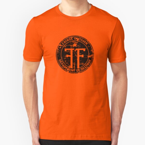 Fringe Division (dark print and stickers) Slim Fit T-Shirt