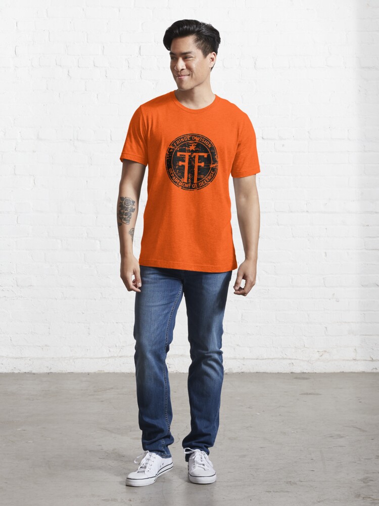 Alternate view of Fringe Division (dark print and stickers) Essential T-Shirt