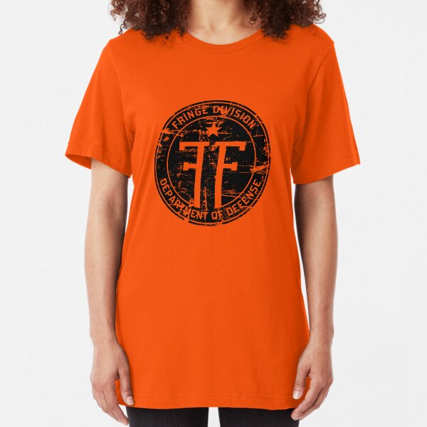 Fringe Division (dark print and stickers) Slim Fit T-Shirt