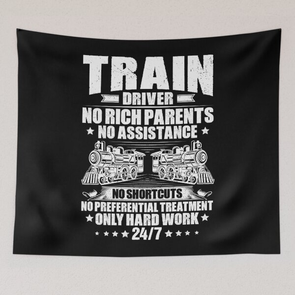 Item preview, Train Driver Railroad Engineer Locomotive Engineer designed and sold by Krautshirts.