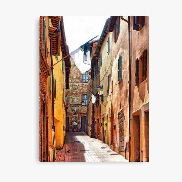 Looking Up Via Marconi Paciano Canvas Print
