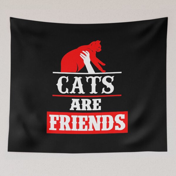 Item preview, CATS ARE FRIENDS SHIRT designed and sold by 26funy.
