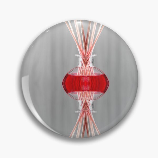 Item preview, Red liquid from air freshener bottle surreal shaped symmetrical kaleidoscope designed and sold by Grégory DUBUS.
