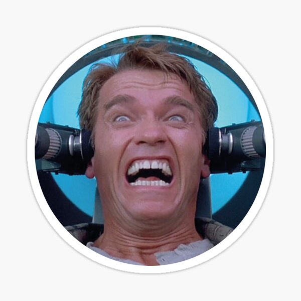 total recall Sticker
