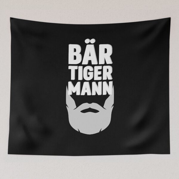 Item preview, Bear tiger man - funny beard saying designed and sold by m-huppmann.