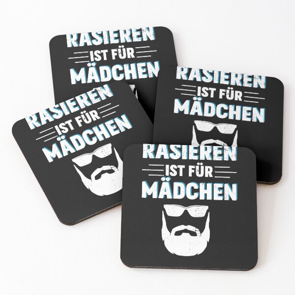 Item preview, Shaving is for girls - funny beard saying designed and sold by m-huppmann.