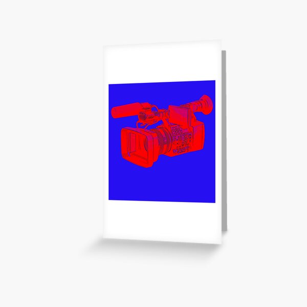 Videocamera Greeting Card