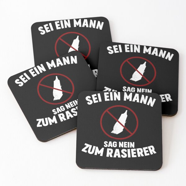 Item preview, Be a man - say no to the razor beard saying designed and sold by m-huppmann.