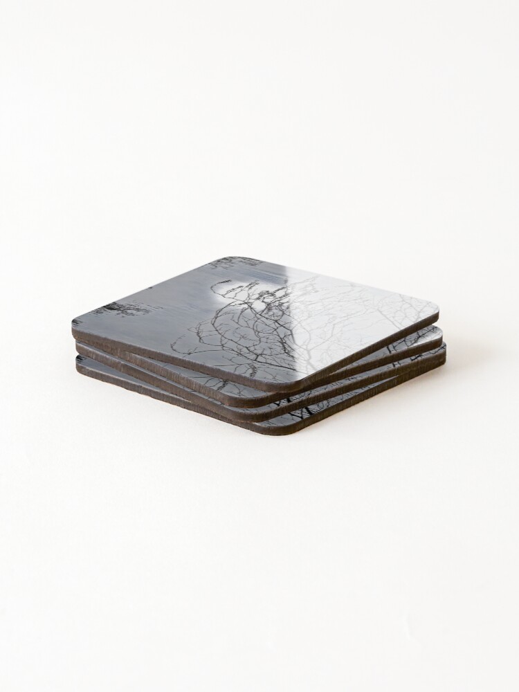 Thumbnail 4 of 5, Coasters (Set of 4), Winter Lace designed and sold by RVogler.