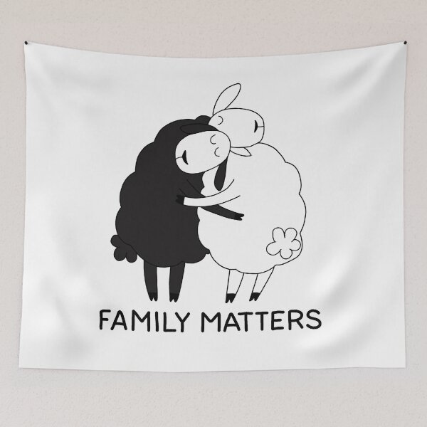 Item preview, Black sheep and white sheep designed and sold by ValentinaHramov.
