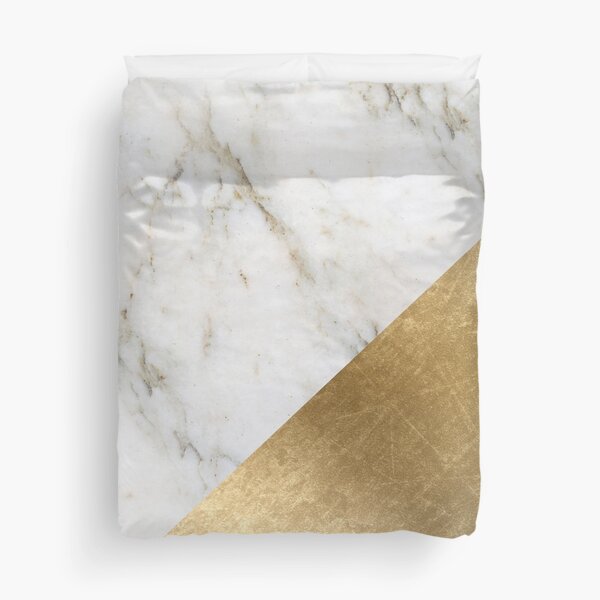 Artico golden marble Duvet Cover