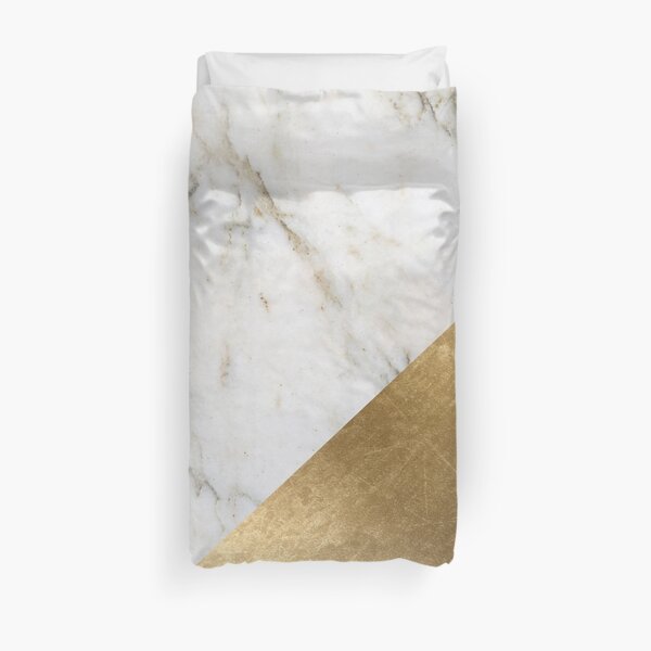 Artico golden marble Duvet Cover