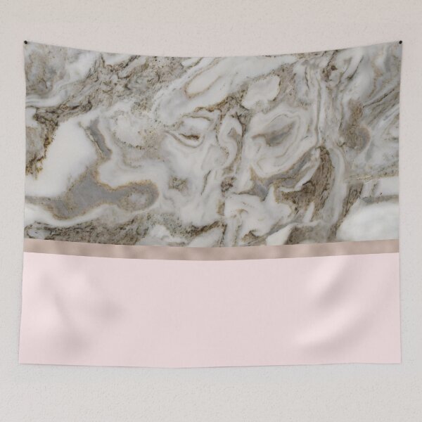 Item preview, Crema marble on blush designed and sold by marbleco.