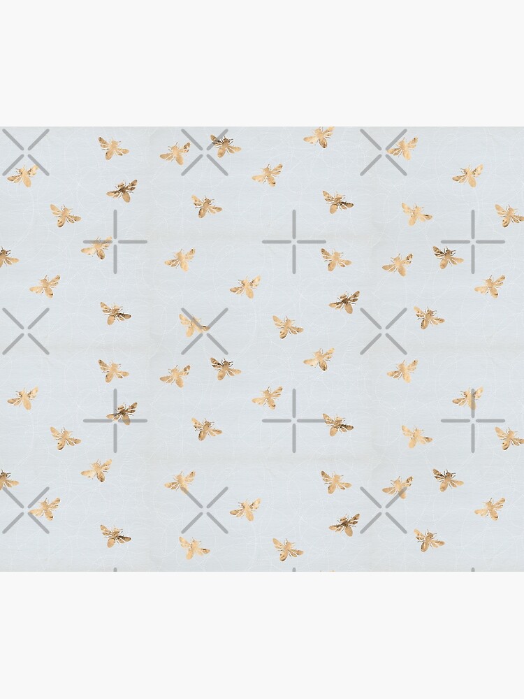 Rose Gold Bees Pattern by depresident