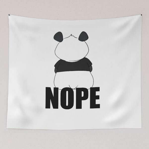 Item preview, Nope - Funny Panda designed and sold by BandOfThePand.