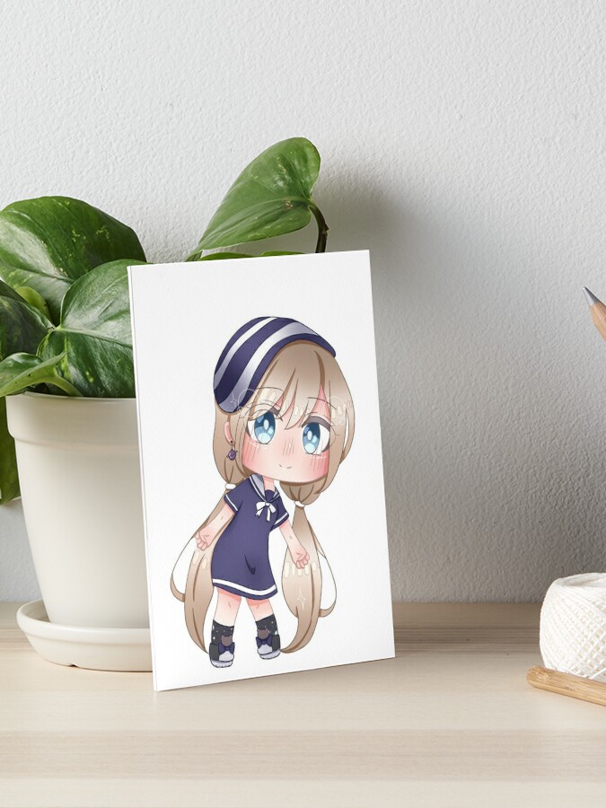 Cute Anime Girl - Gacha Edit Sticker for Sale by BambooBanana