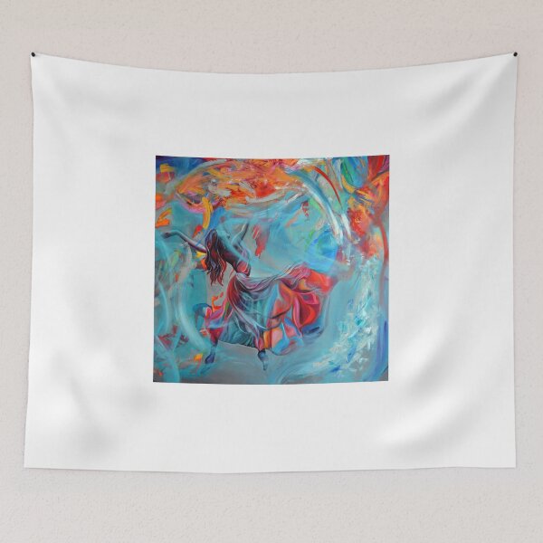 Item preview, Running inside my dreams, 100-100cm, 2020, oil on canvas designed and sold by oanaunciuleanu.