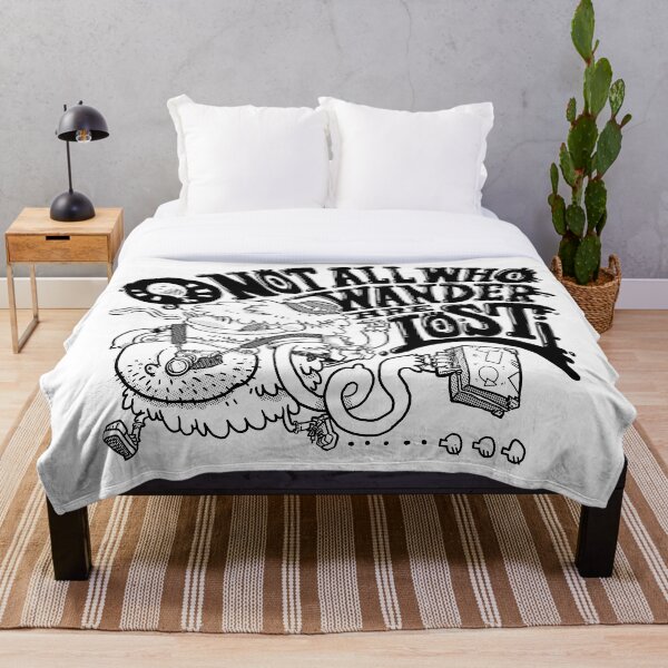 Aperçu de l'œuvre TOUTES QUI WANDER NE SONT PAS PERDUES créée et vendue par REALTHANG CUSTOMS.