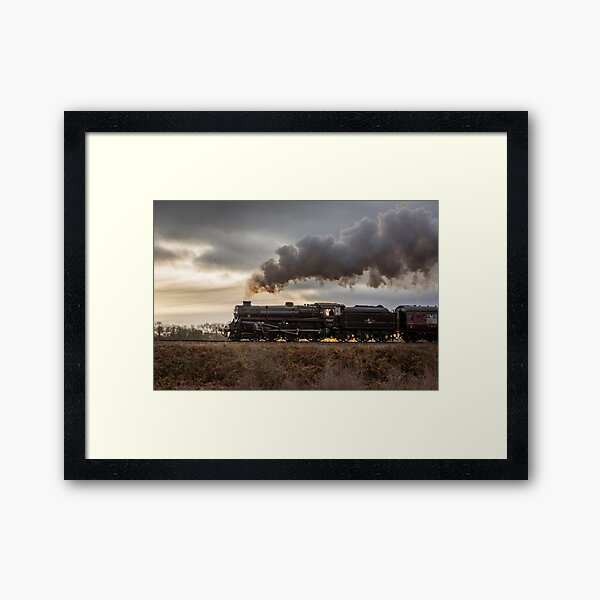 75069 crossing the Rifle Range Framed Art Print