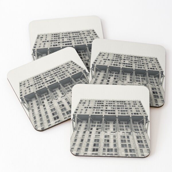 Item preview, Velasca Tower, Milan skyscraper, black & white photography, Milano, Lombardia designed and sold by Spallutos.