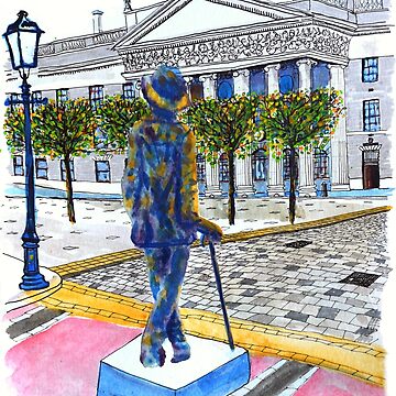 Artwork thumbnail, James Joyce and the GPO (Dublin, Ireland) by eolai