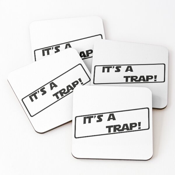 Item preview, It's a Trap! (Black version) designed and sold by DafyddEm.