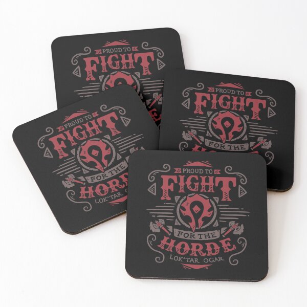 Fight for the Horde Coasters (Set of 4)