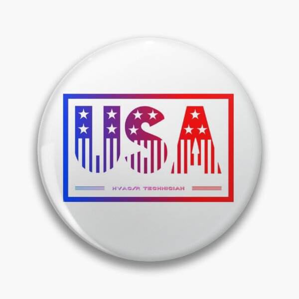 Item preview, USA Hvac Refrigeration Technician designed and sold by theHVACgang.