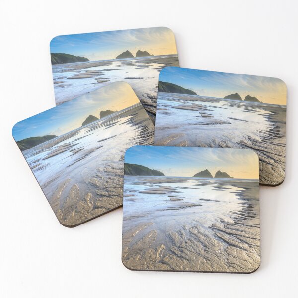Item preview, Late light at Holywell Bay designed and sold by bitm2007.