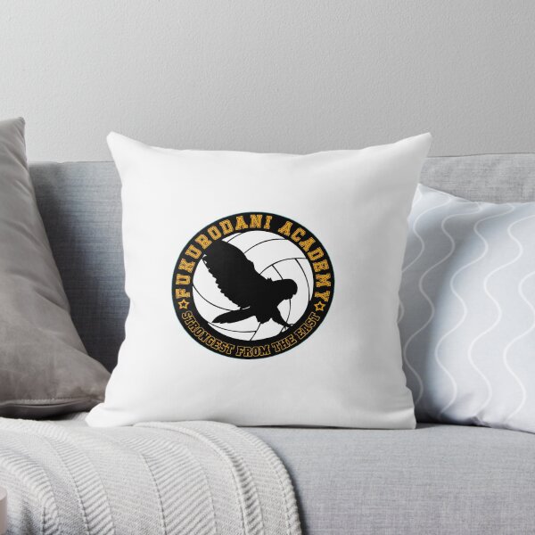Haikyuu!! Fukurodani VBC Logo Throw Pillow