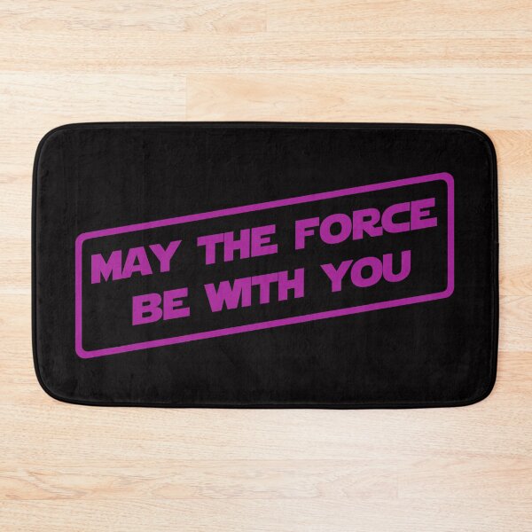 Item preview, May The Force Be With You! (Purple version) designed and sold by DafyddEm.