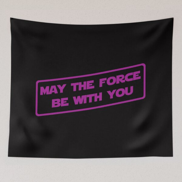 Item preview, May The Force Be With You! (Purple version) designed and sold by DafyddEm.