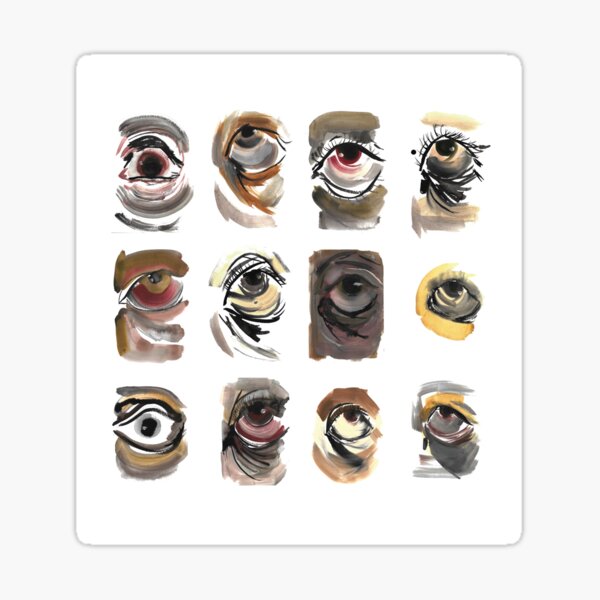 Visual Study Grid Sticker