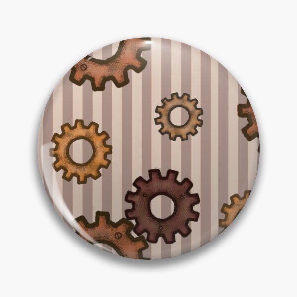 Item preview, Cogs and Stripes Repeated Pattern designed and sold by paracosmix.