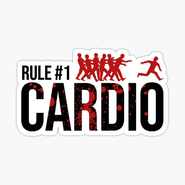 Artikel-Vorschau von Regel Nr. 1 Cardio, designt und verkauft von McPod.
