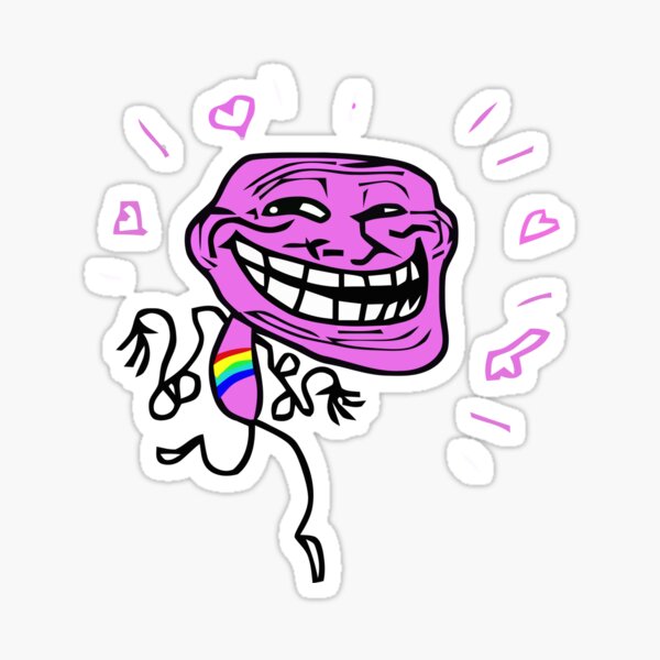 Buy Memes Unhappy Troll - Die cut stickers - StickerApp