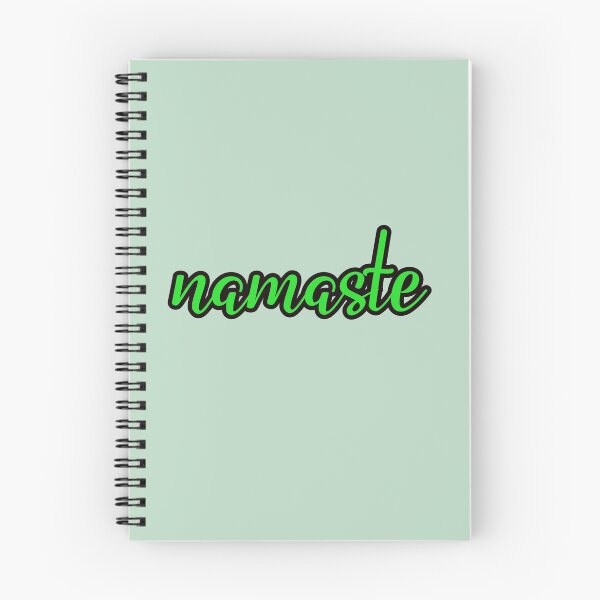 Item preview, Neon Green Namaste Typography Yoga Design designed and sold by belvederestore.