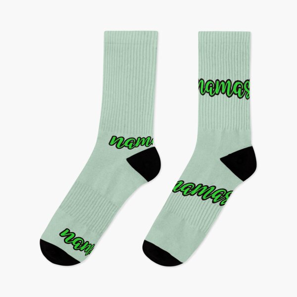 Item preview, Neon Green Namaste Typography Yoga Design designed and sold by belvederestore.