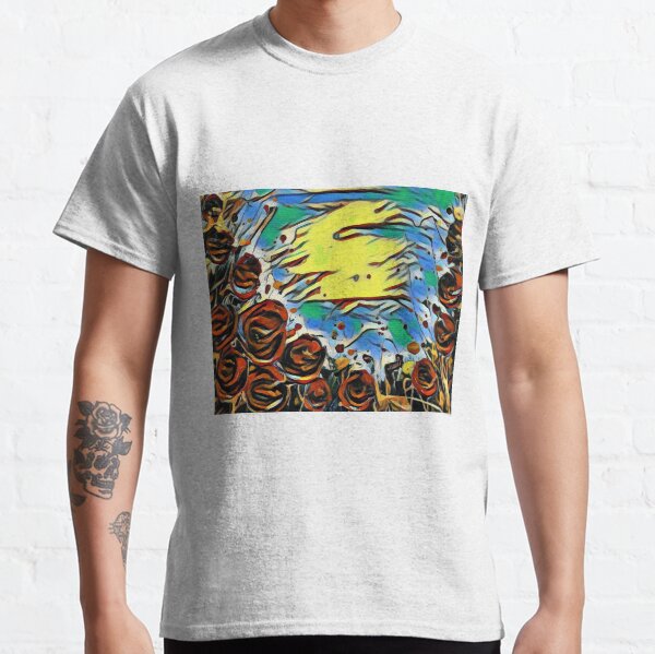Poppy Circle 2 designed and created by (c) Janet Watson Art Classic T-Shirt