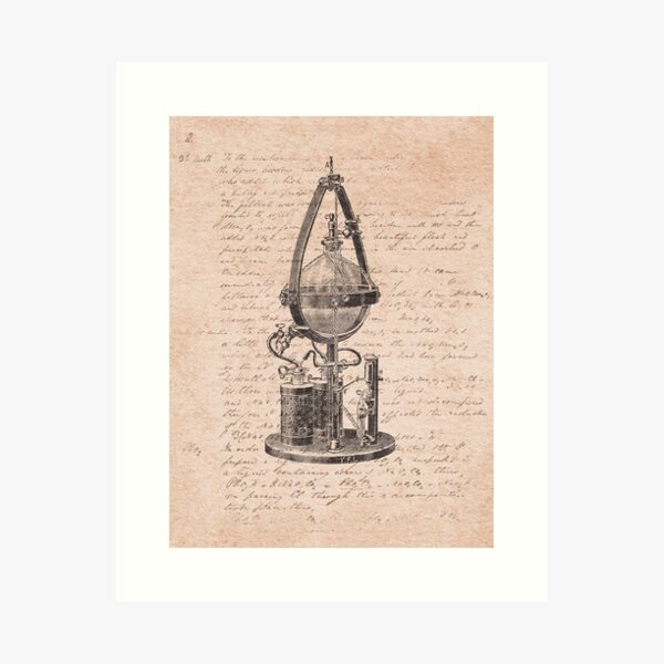 VINTAGE SCIENCE / 02 - Laboratory Equipment Art Print