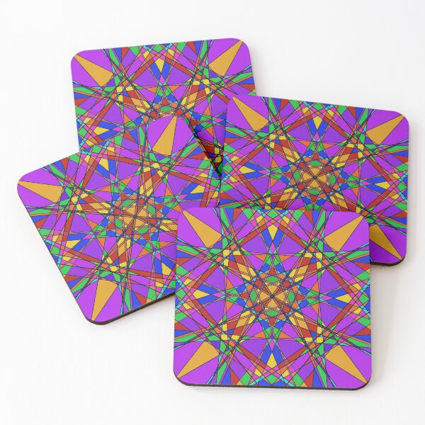 Item preview, Geometric Stain Glass Star Design designed and sold by Paul Corps.