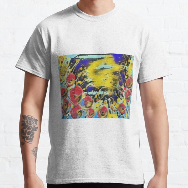Poppy Garden 19 designed & created by (c) Janet Watson Art Classic T-Shirt