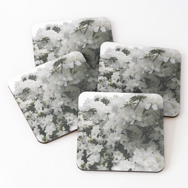 Item preview, White flowers designed and sold by tea-and-honey.