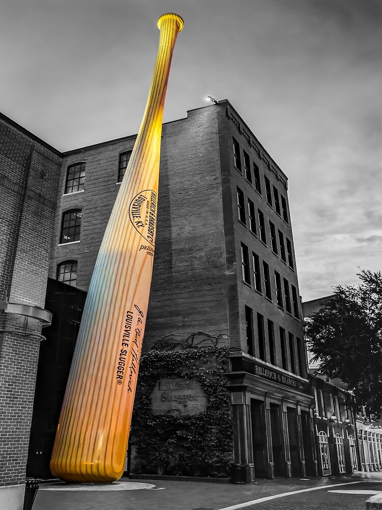 Kentucky's Louisville Slugger Bat and Museum - Selective Color Edition  Graphic T-Shirt for Sale by Gregory Ballos