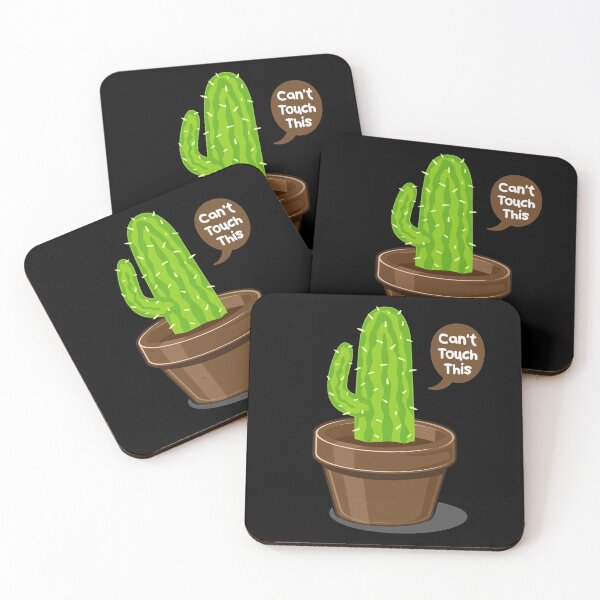 Item preview, Funny cactus saying Can't Touch This designed and sold by Jelisandie.